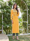 Belliza By Ladies Flavour 1001-1006 Embroidery Kurtis With Bottom